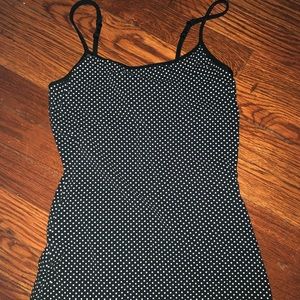 Express polka dot bra cami size xs